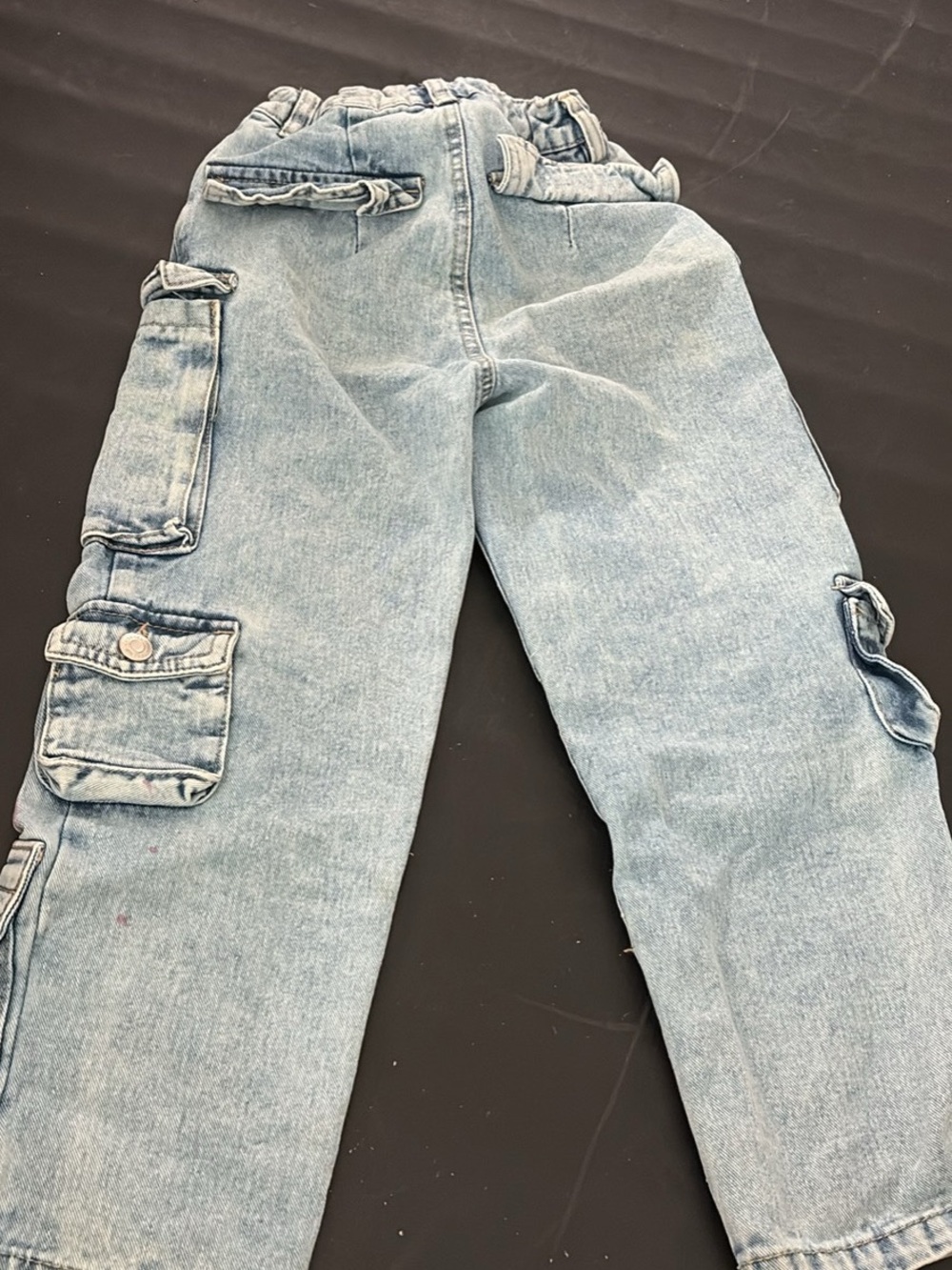 Urban Outfitters Light Wash Kids Cargo Jeans